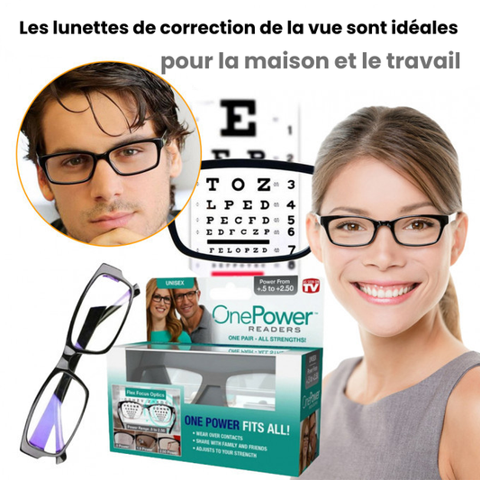 ONE POWER™ Lunettes de correction de la vue